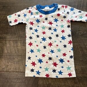 Hanna Andersson Blue Trim Star Tee